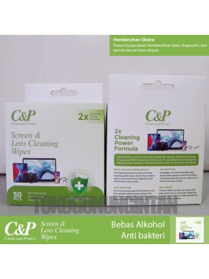 C&P Screen & Lens Cleaning Wipes